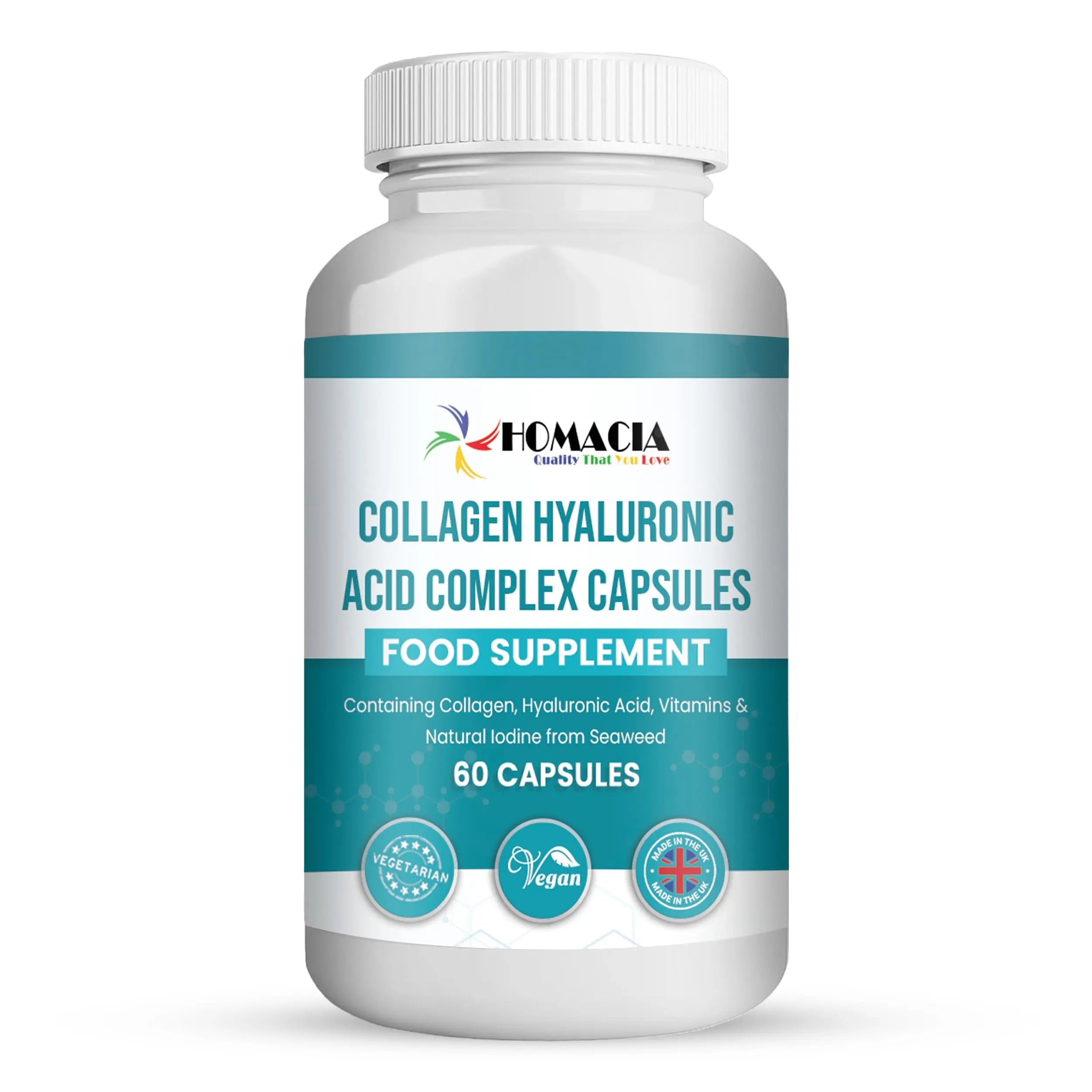 Homacia’s Collagen Capsules | Marine Collagen with Hyaluronic Acid | Pure Collagen Supplements for Women HOMACIA Quality That You love Au supplements