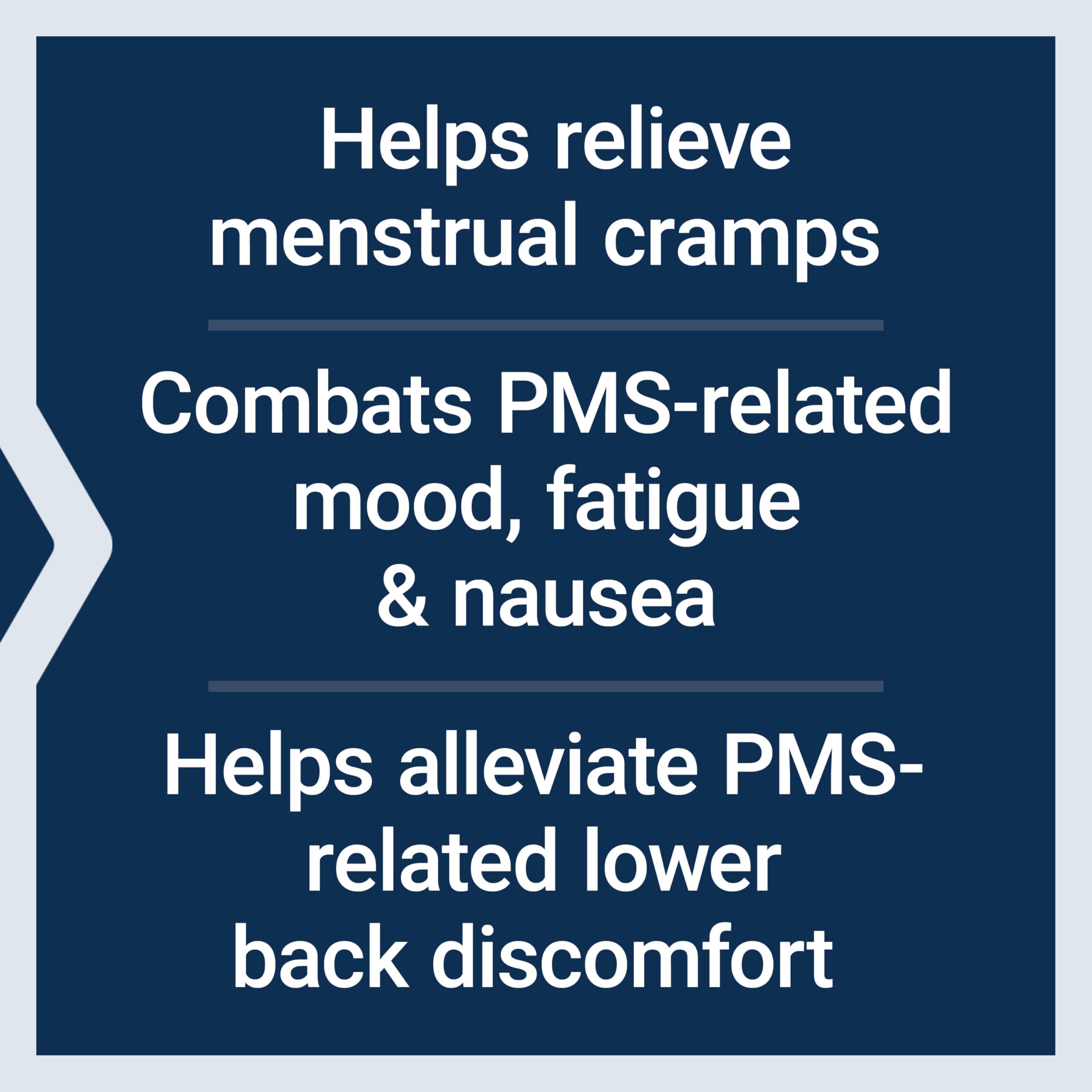 Life Extension Daily PMS Relief, Menstrual Comfort Supplement, PMS-Related Cramps, Lower Back discomfort, Mood, Ginger, Magnesium, B6, Gluten-Free, Non-GMO, 60 Capsules Life Extension Au supplements