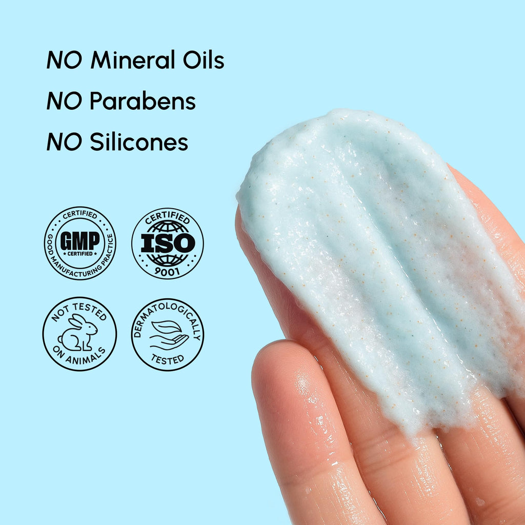 MAREE Face Exfoliator – Microdermabrasion Facial Scrub & Exfoliating Face Wash for Women – Collagen & Glycolic Acid – Gentle Scrub and Exfoliant