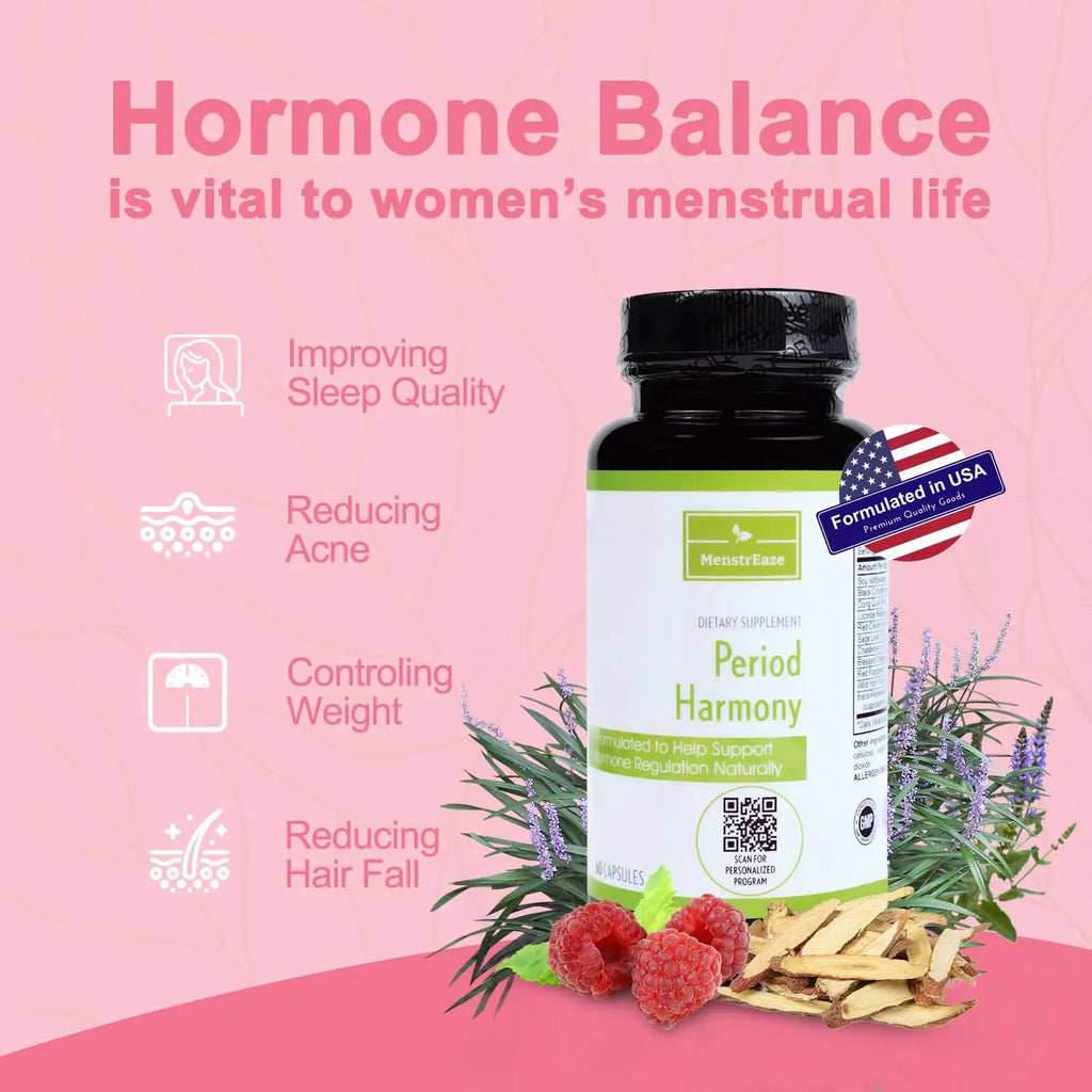 MenstrEaze PMS Relief & Hormone Balance for Women, with Black Cohosh, Vitex, Wild Yam MenstrEaze Au supplements