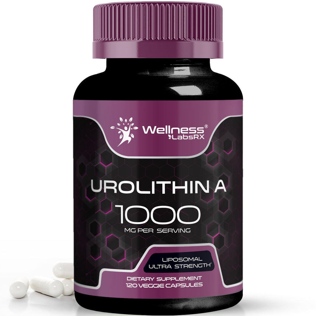 Urolithin A Supplement Capsules 1,000mg (98.9% Pure) – Advanced Urolithin A+ Formula for Cellular Renewal & Mitochondrial Support