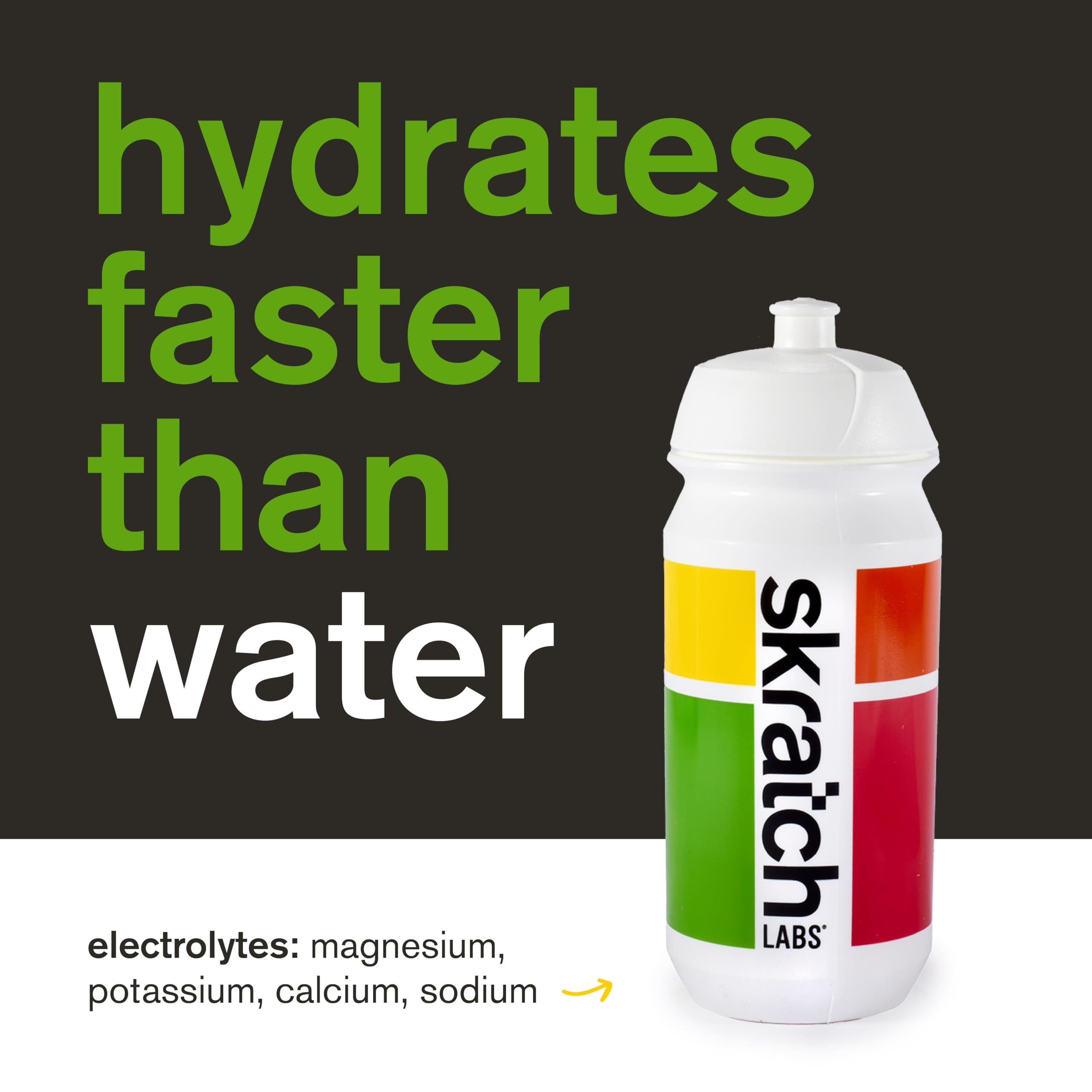 Skratch Labs Hydration Sports Drink Mix – Real‑Fruit Electrolyte Powder for Fast Hydration & Endurance | Lemon & Lime | 20 Servings | Vegan, Non‑GMO, Clean Ingredients