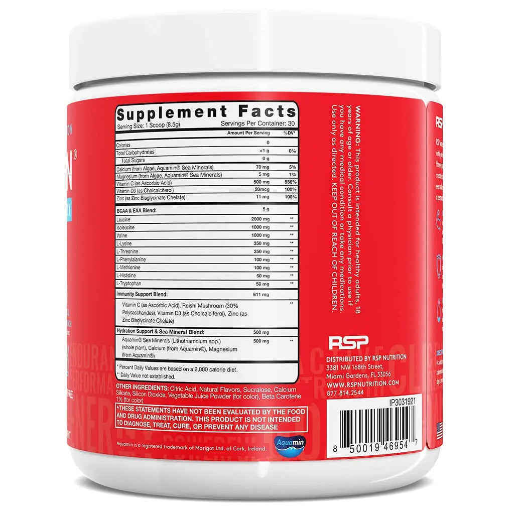 RSP NUTRITION AminoLean Pre Workout Energy (BlackBerry Pomegranate 30 Servings) RSP NUTRITION Au supplements
