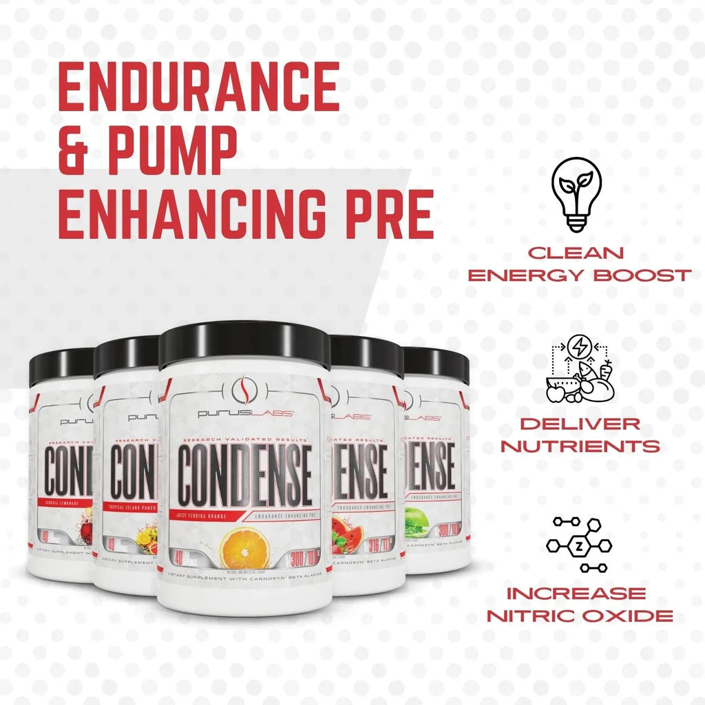 Purus Labs CONDENSE PreWorkout Powder, 40 Servings (Tropical Island Punch) Purus Labs Au supplements