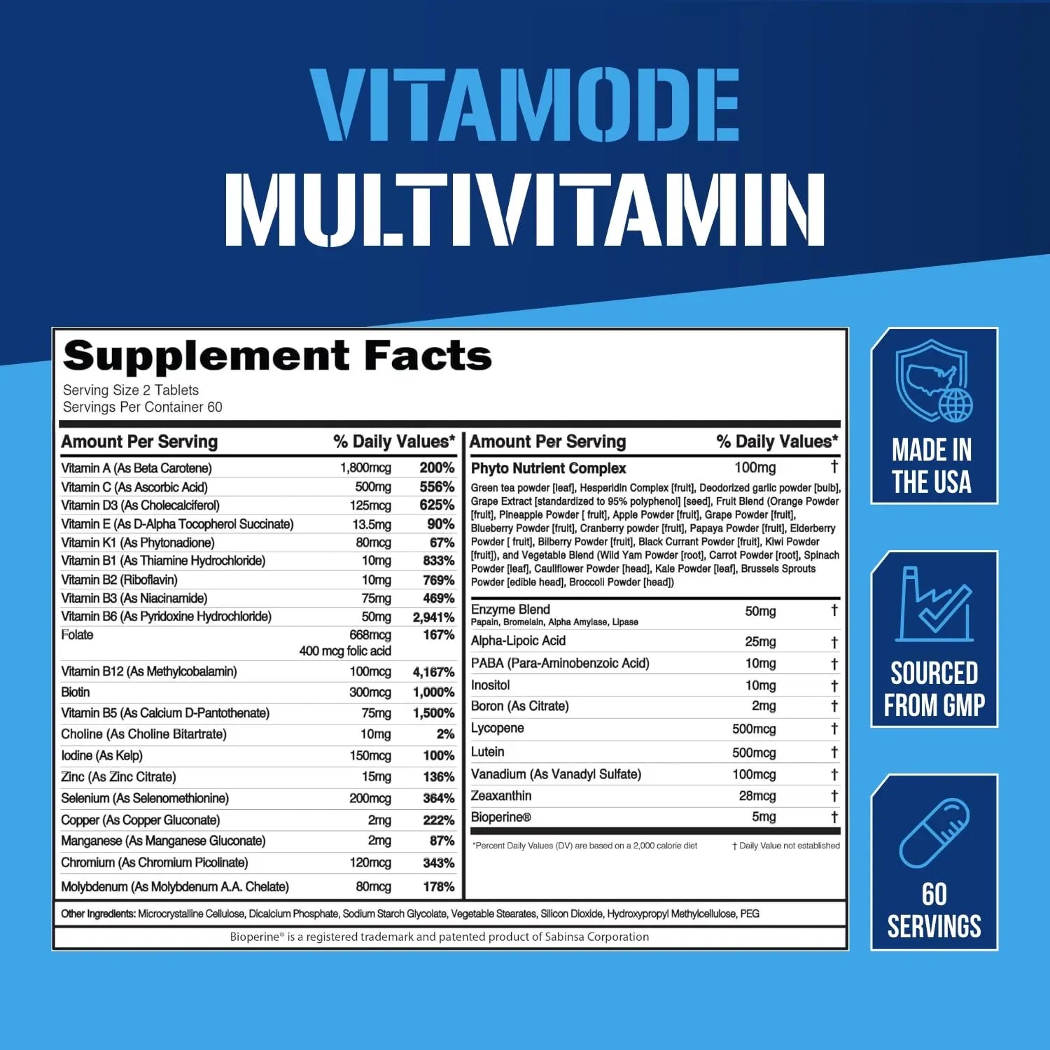 EVL Advanced Daily Multivitamin - Men's Multivitamin with Essential Minerals Phytonutrient Complex and VitaMode Active Mens Vitamins for Energy Evlution Au supplements