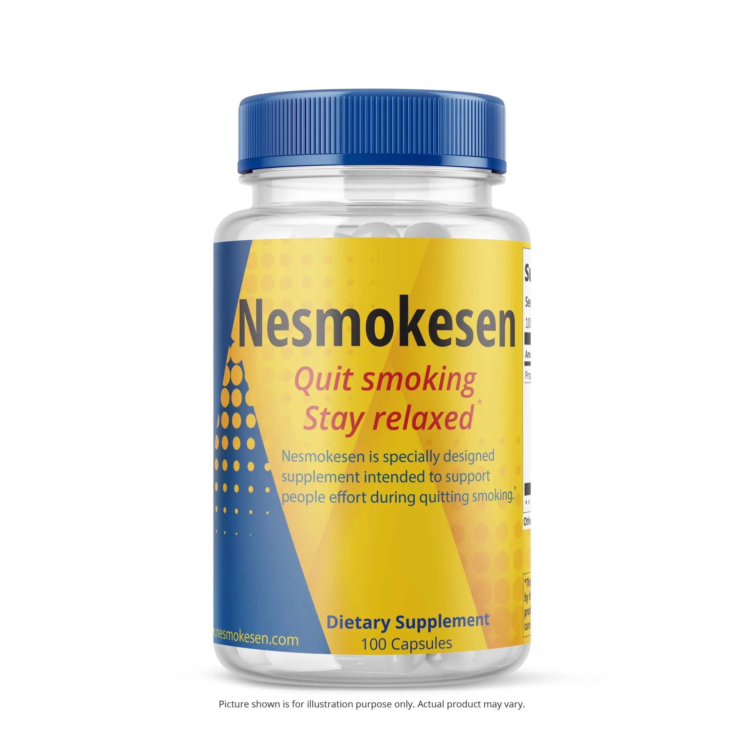 Nesmokesen - Quit Smoking Stay Relaxed, (100 Capsules / 27 Days Supply) Nature's Engineering Au supplements