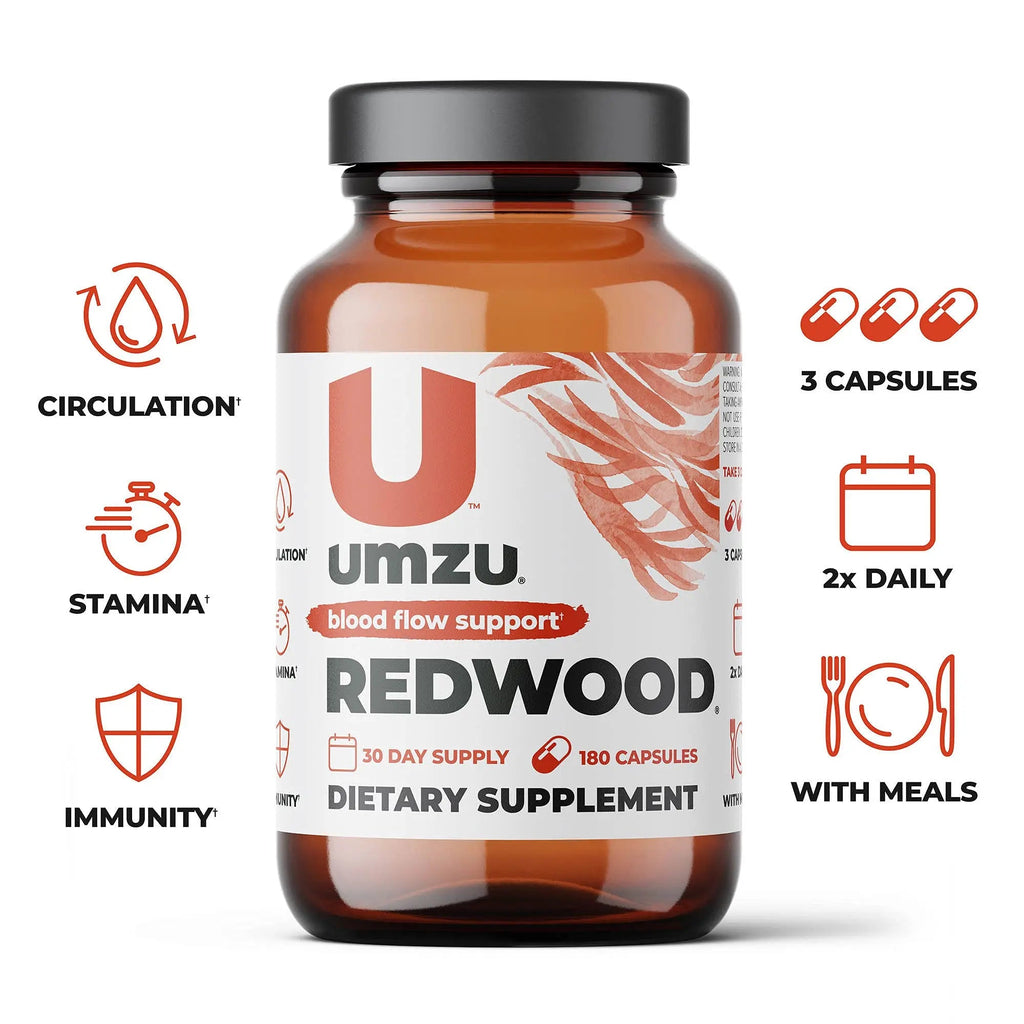 UMZU Redwood - Supports Nitric Oxide & Healthy Blood Flow - Blend of Vitamins & Herbal UMZU Au supplements