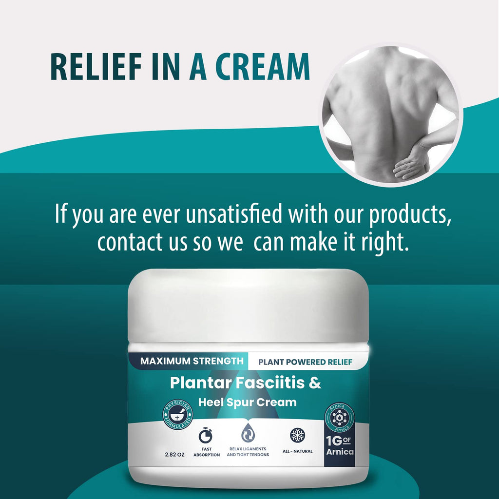 M PAIN MANAGEMENT TECHNOLOGIES Plantar Fasciitis And Heel Spur Cream By PMT - Cream For Foot Relief. High Concentration of Arnica; Vitamin B6, MSM, Glucosamine - To Soothe and Relieve - 2.82 OZ M PAIN MANAGEMENT TECHNOLOGIES Au supplements