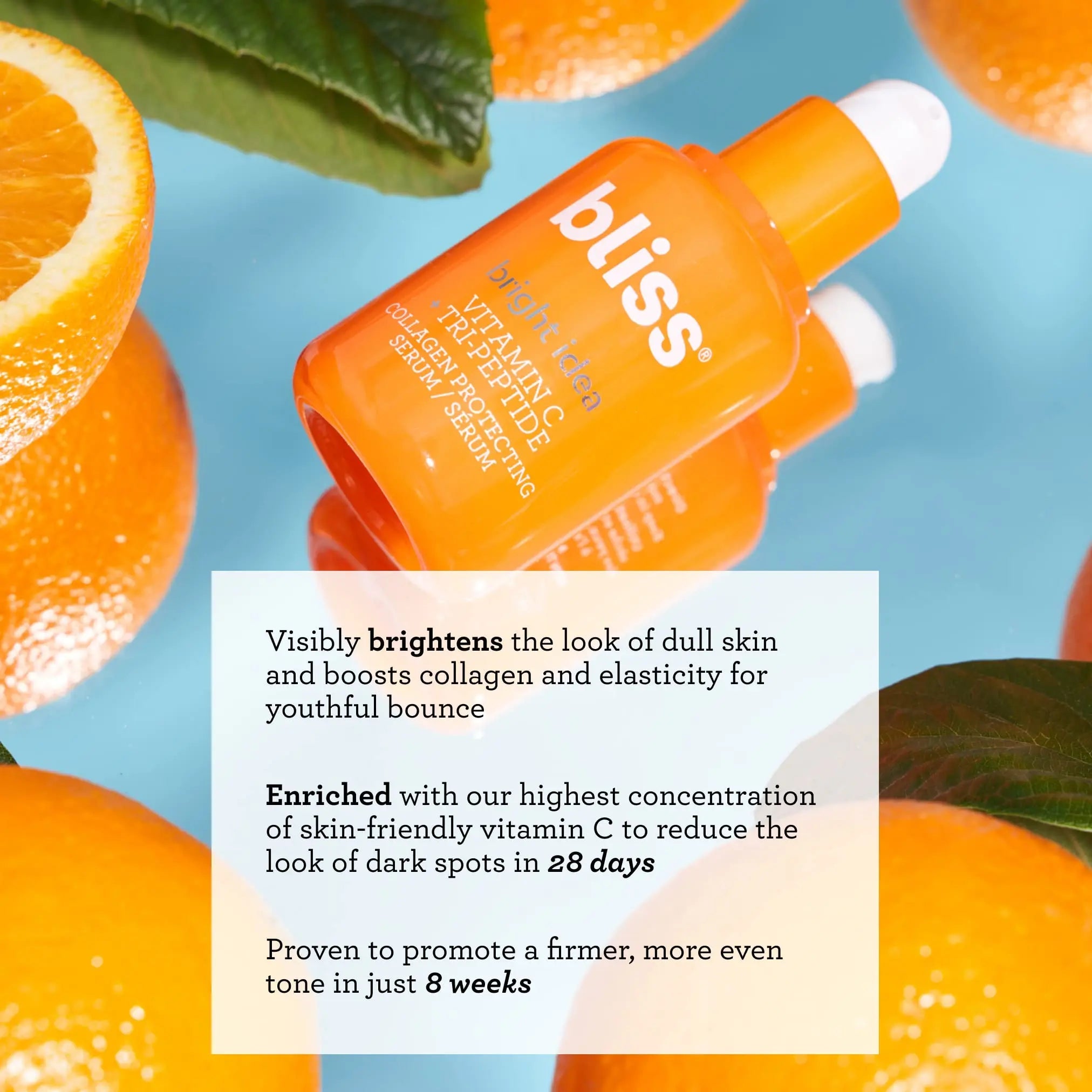 Bliss Bright Idea Vitamin C + Tri-Peptide Brightening Serum - 1 Fl Oz - Hydrating Bliss Au supplements