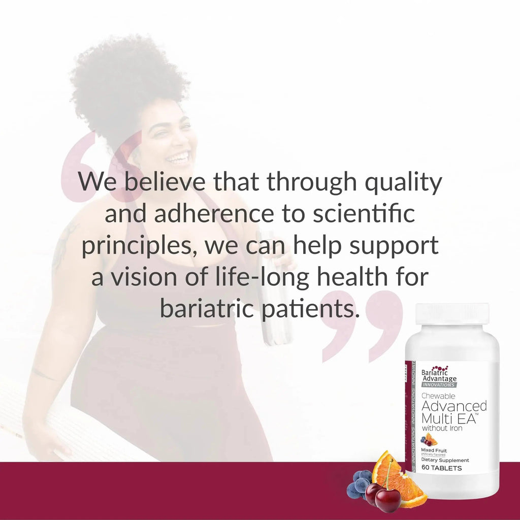 Bariatric Advantage Chewable Advanced Multi EA Without Iron - High Potency Daily Multivitamin - for Bariatric Surgery Patients Including Bariatric Advantage Au supplements