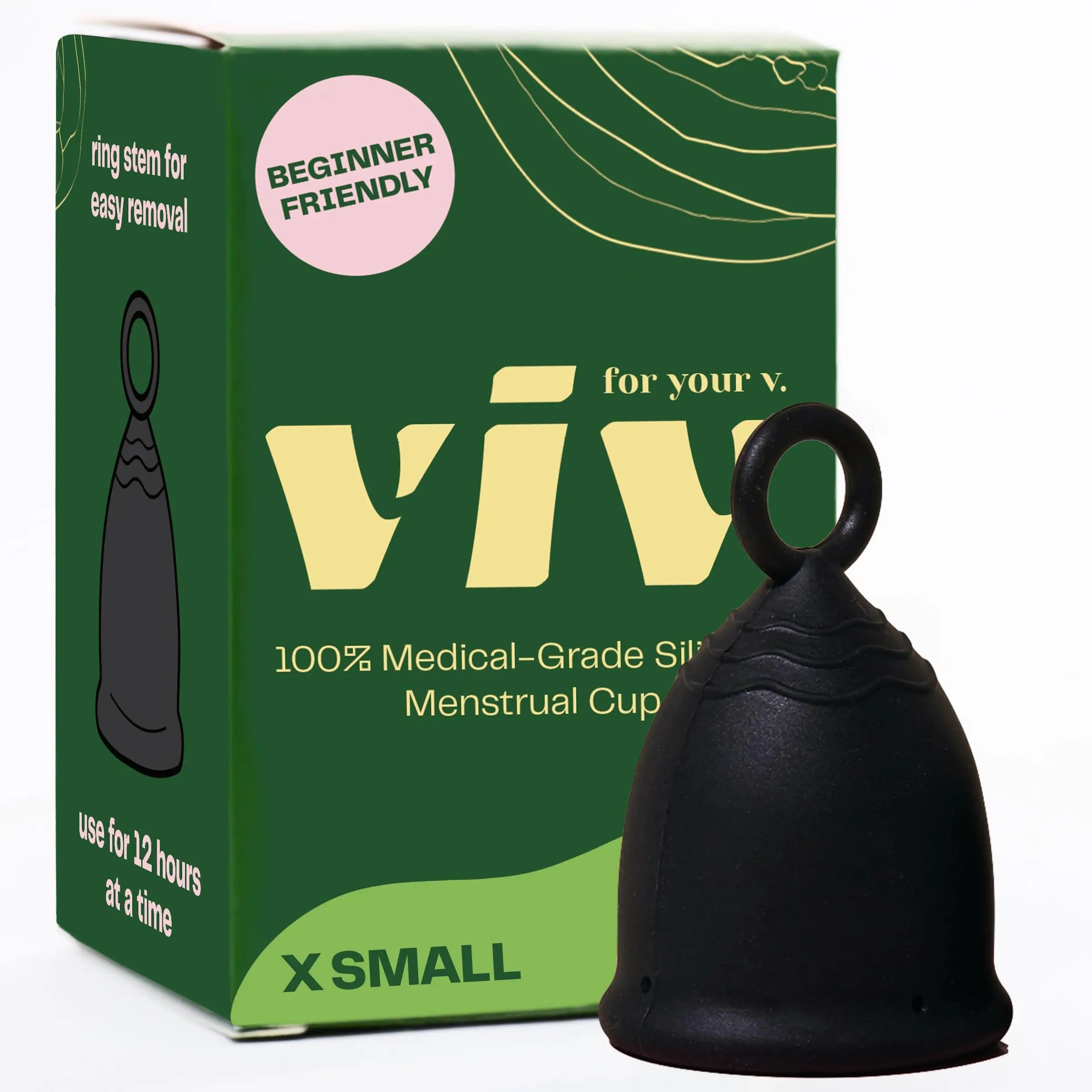 Viv for Your V Menstrual Cup | Extra Small | Safe, Comfortable, Alternative to Tampons and Pads VIV FOR YOUR V. Au supplements