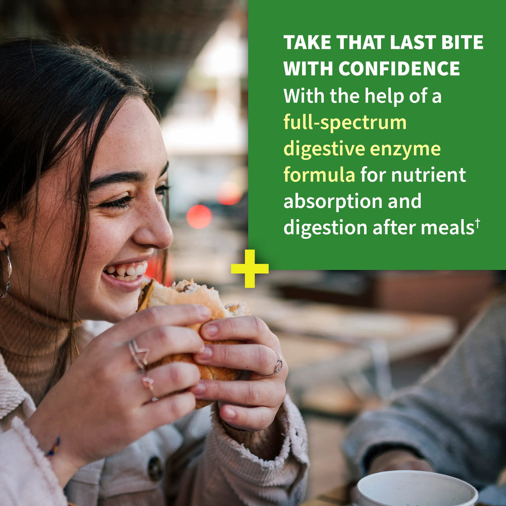 Garden of Life Digestive Enzymes with Papain, Bromelain and Lipase for Nutrient Absorption and Digestion Support, Tropical Fruit Flavor