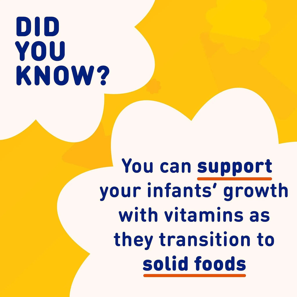 Enfamil Poly-Vi-Sol and Fer-in-Sol Iron Liquid Drop Multivitamin Supplements for Infants and Toddlers, 2x50 mL Dropper Bottle Enfamil Prenatals & Baby Vitamins Au supplements