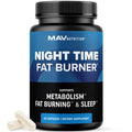 Night Time Fat Burner for Weight Loss Support & Sleep Aid | Appetite Suppressant, Carb Blocker, Nighttime Metabolism Booster for Stomach Fat Burner