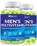 WEEVIT Mens Multivitamins Gummies, Omega 3, CoQ10, Turmeric, Lycopene, Digestive Enzymes, Daily Mens Vitamins A C D E B6 B12 WEEVIT Au supplements