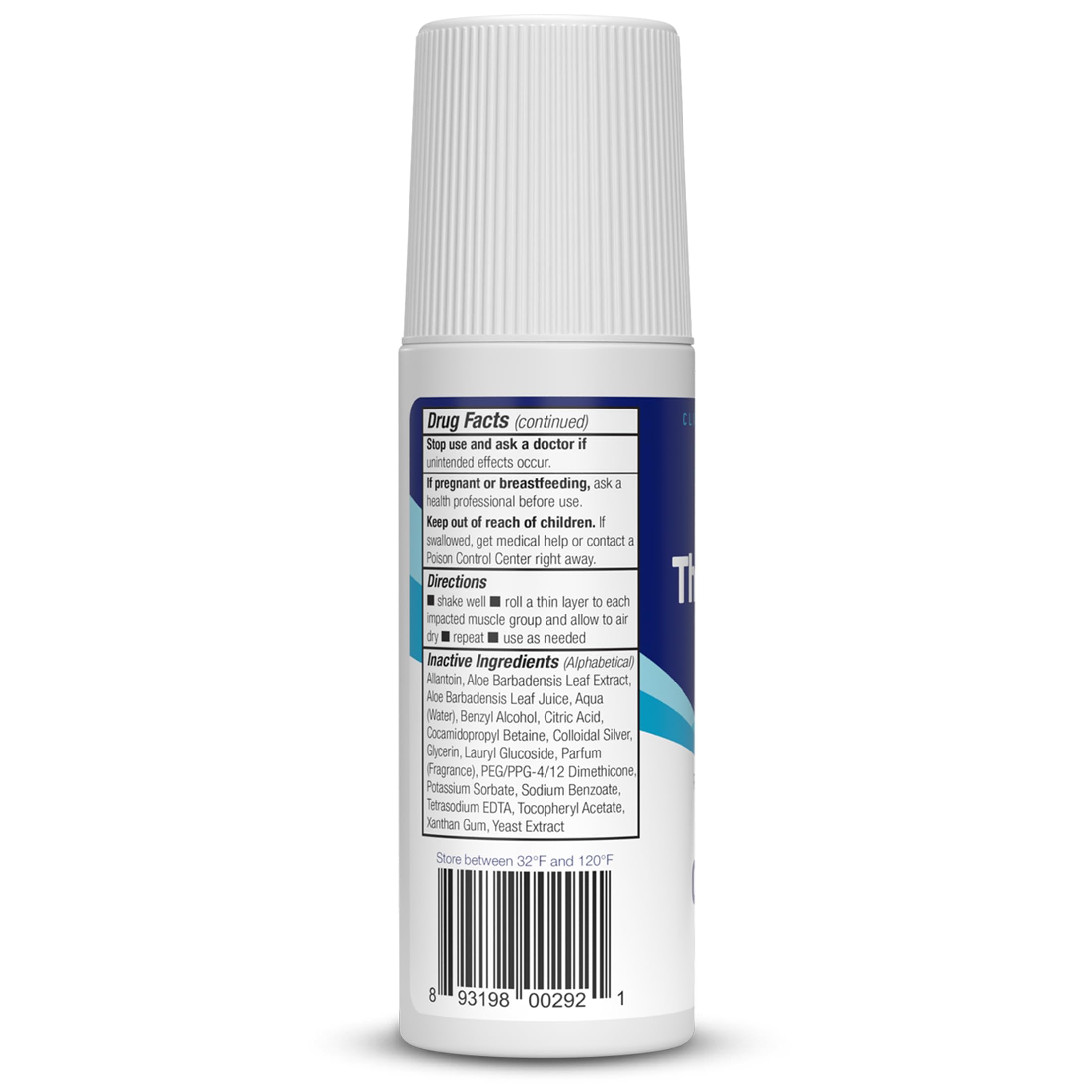 Theraworx Relief for Foot Cramps, Fast-Acting Foot Cramp Relief Roll-On - 2.5 Oz - 1 Count Theraworx Au supplements