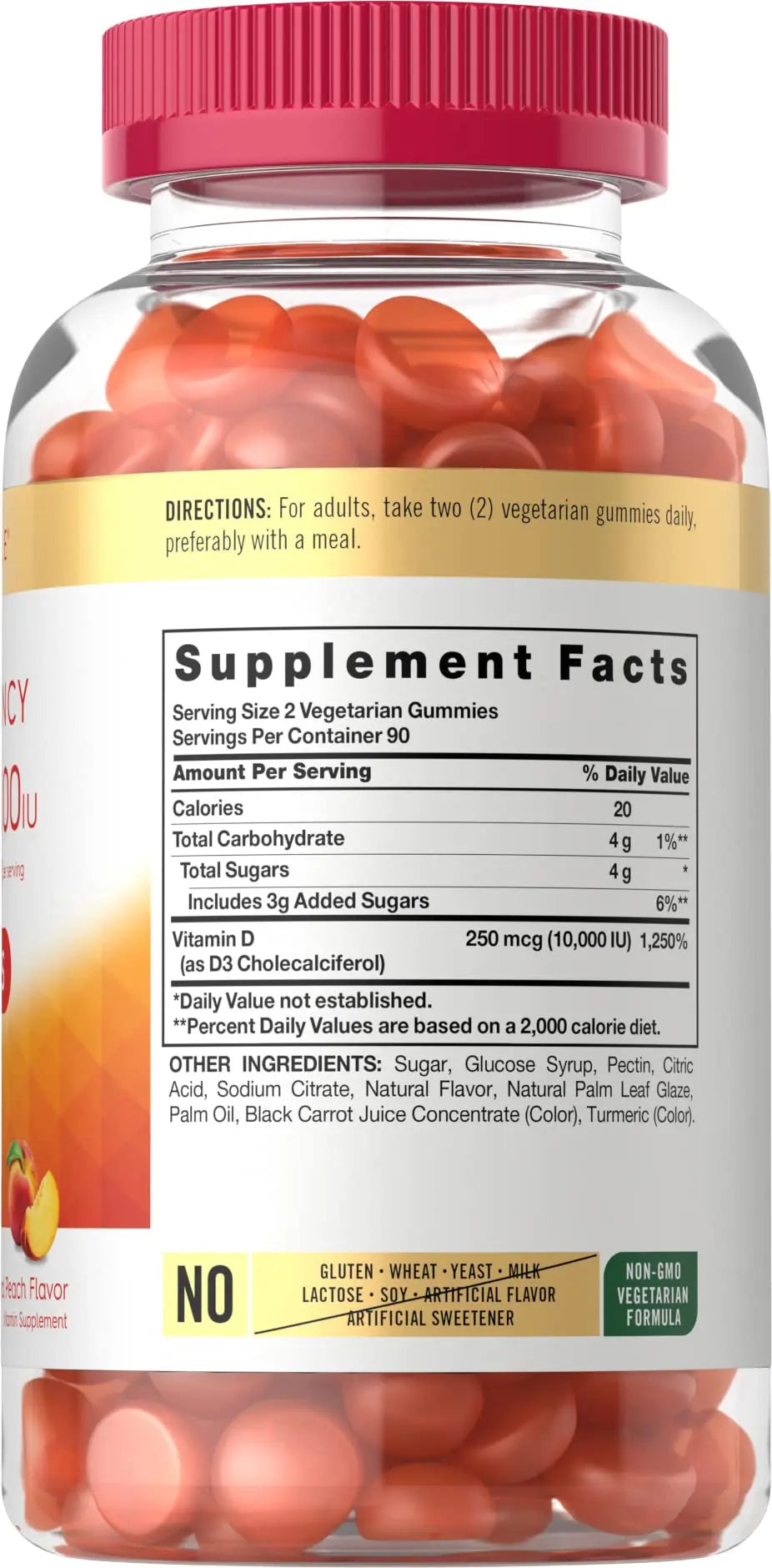 Carlyle Vitamin D3 Gummies | 10,000 iu | 180 Count | Vegetarian, Non-GMO Carlyle Au supplements