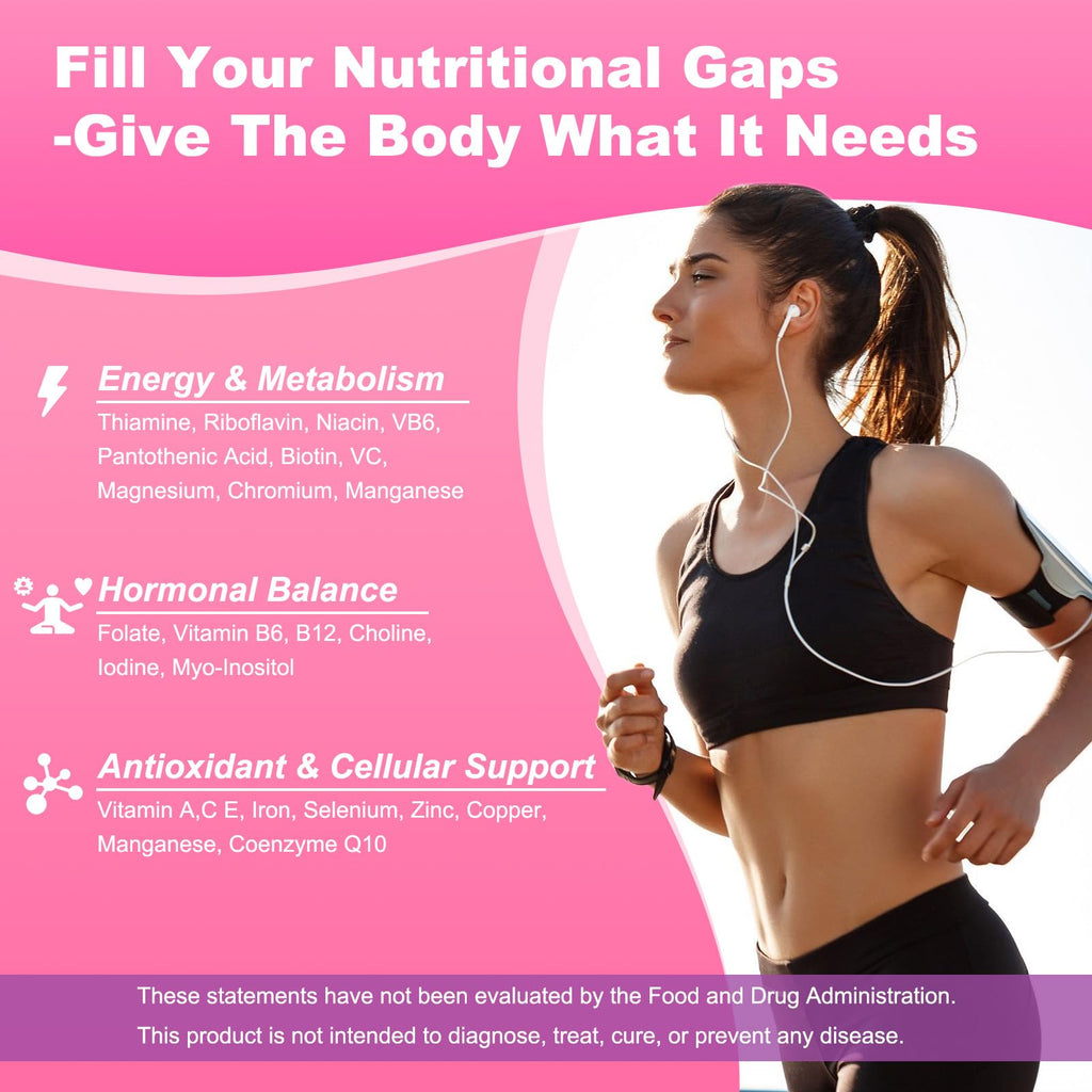 Sijigood 90 Count | Methylated Multivitamin Gummies for Women – Womens Multivitamin Gummies with B Complex, Minerals, CoQ10, Myo-Inositol for Energy, Hormone Balance & Immune Support Sugar Free Sijigood Au supplements