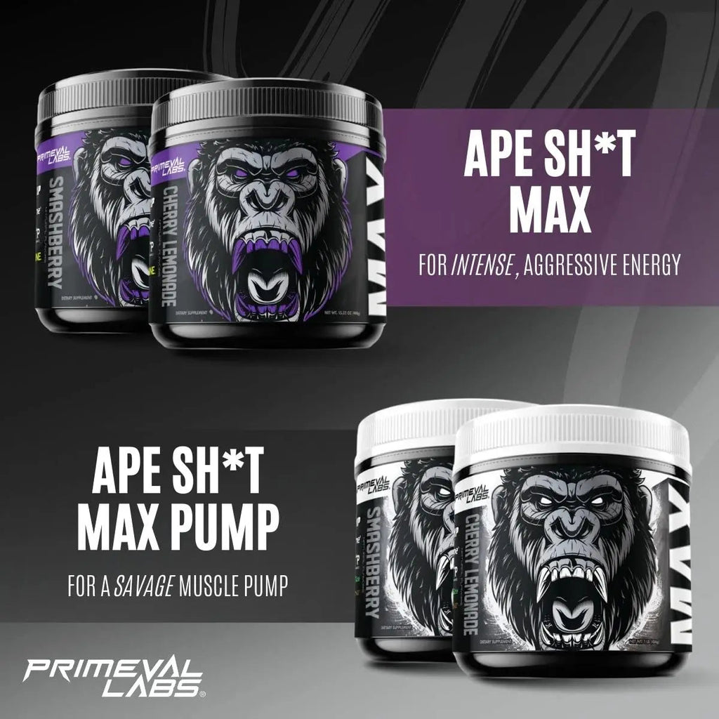 Primeval Labs ApeSh*t Max Pump Premium Pre-Workout | Muscle Pump & Vascularity Primeval Labs Au supplements