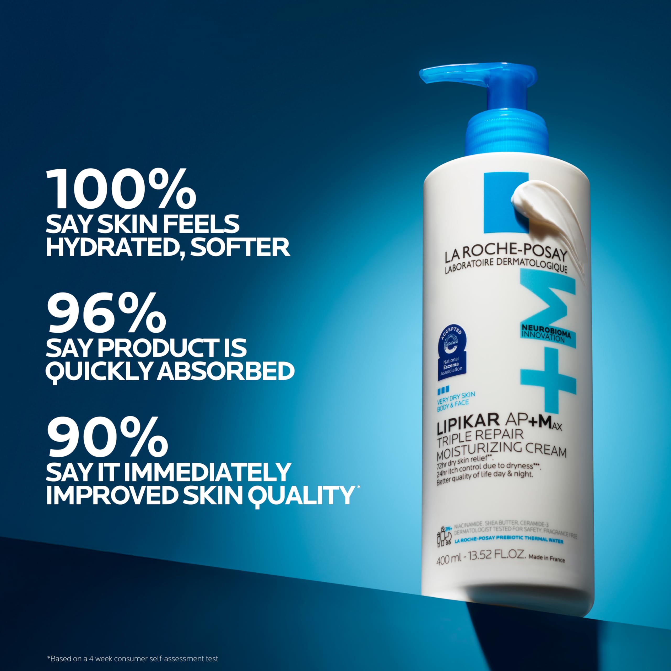 La Roche-Posay Lipikar AP+MAX Triple Repair Moisturizing Body Cream | Face & Body Lotion