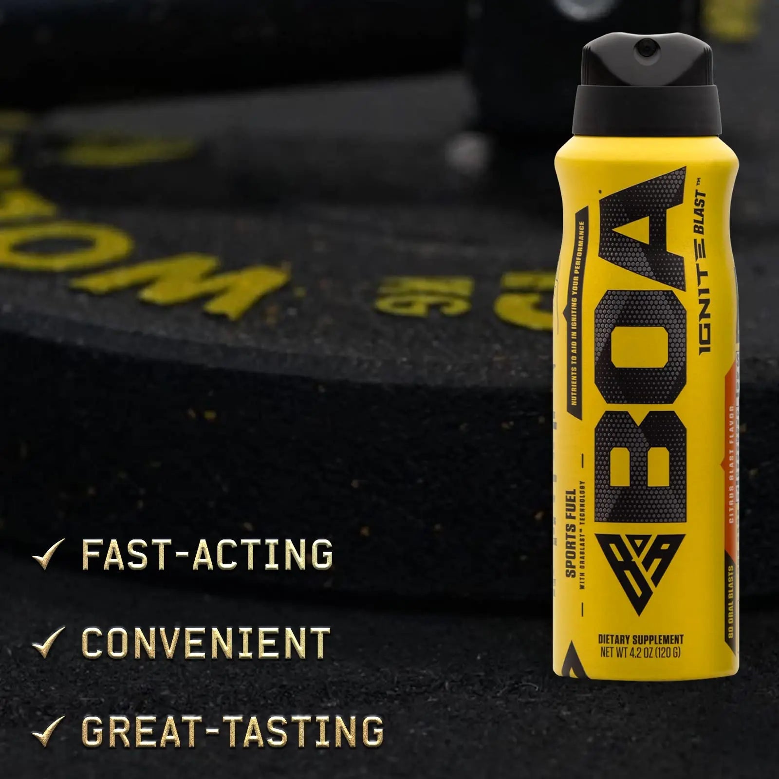 BOA Ignite Blast – Oral Aerosol Rapid Energy Solution – Pre Workout with Caffeine, B Vitamins BOA Nutrition Inc Au supplements