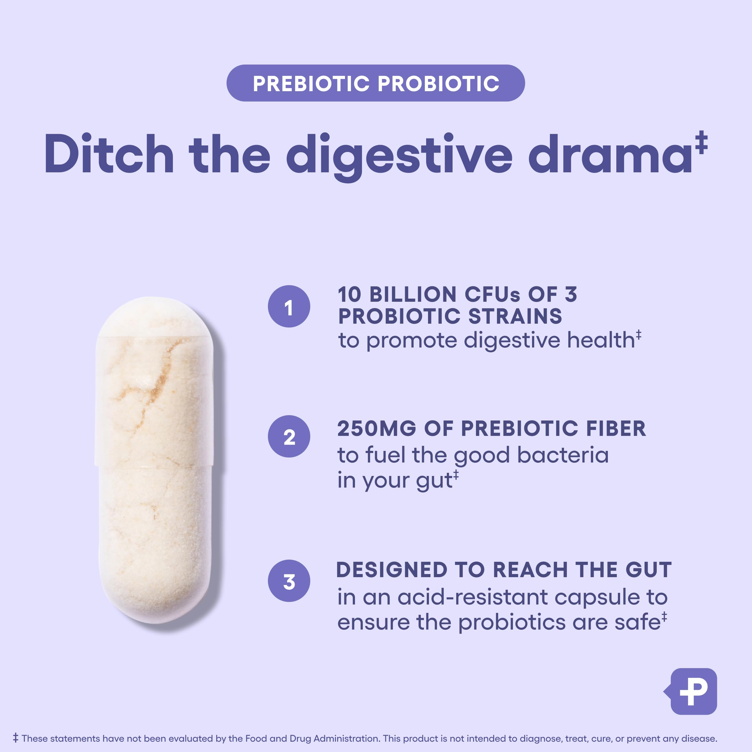 Physician's CHOICE Prebiotic-Probiotic - Multi-Strain Probiotics & Synergistic Prebiotics -Designed for Digestive Health, Supporting Gut Microbiome