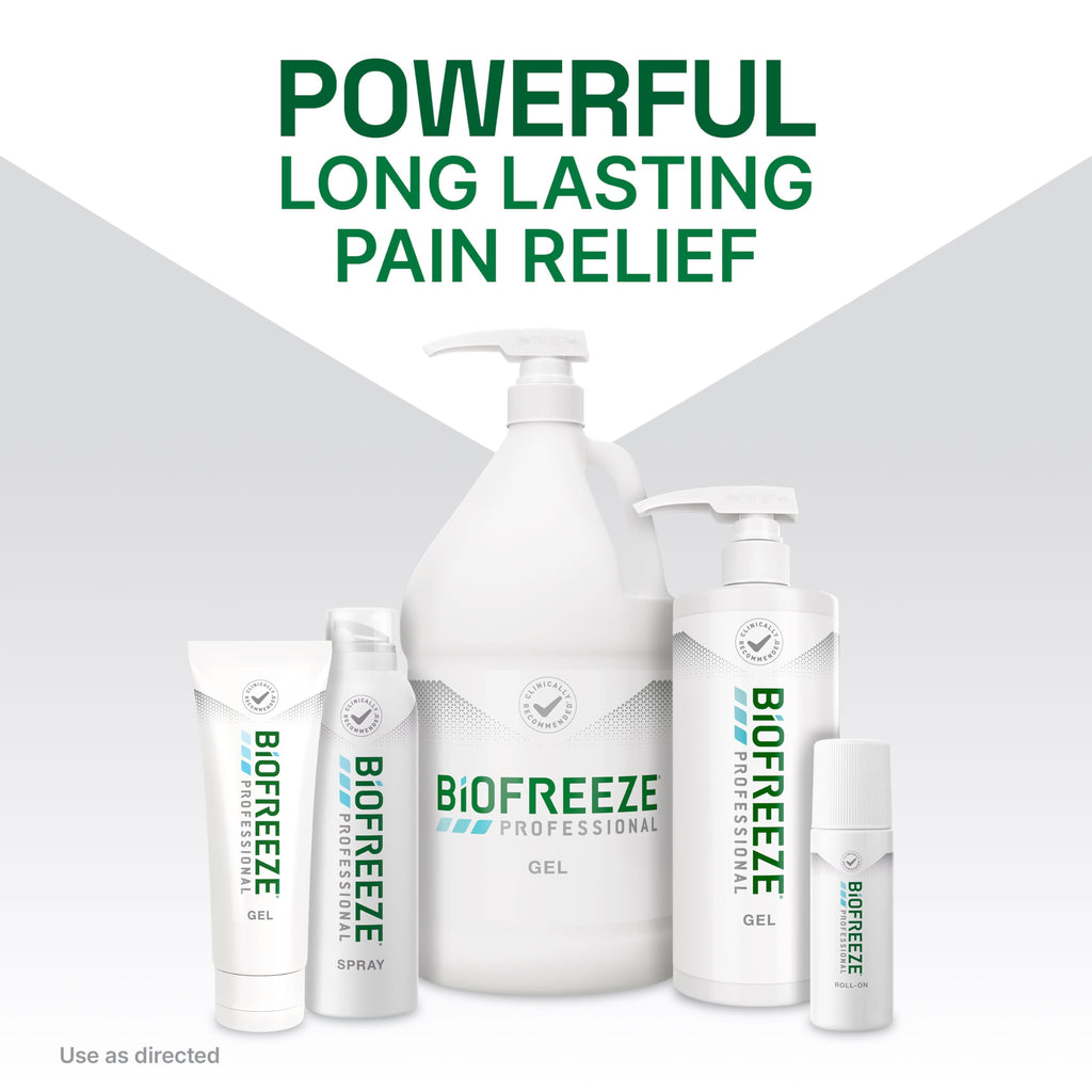 Biofreeze Professional Pain Relief Gel, 4 oz Tube (3-Pack) - Fast, Cooling Relief for Arthritis, Muscle Soreness, Joint, Back, Neck, Knee Pain & More Biofreeze Au supplements