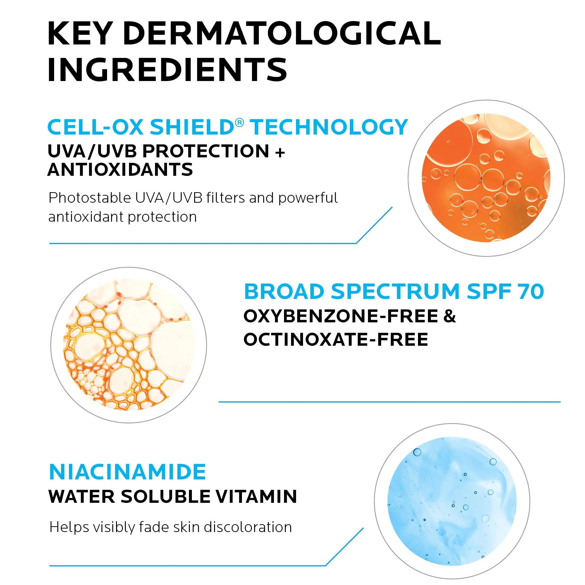 La Roche-Posay Anthelios UV Correct Sunscreen Moisturizer SPF 70, Daily Anti-Aging Face Moisturizer with Niacinamide La Roche-Posay Au supplements