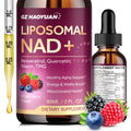 Liposomal NAD Supplement - 1200mg NAD+ Liquid Drops for Women & Men with Nicotinamide, Resveratrol, Quercetin, TMG, Black Pepper Extract - Brain & Cellular Mitochondrial Health, Anti-Aging, Longevity GZ HAOYUAN Au supplements