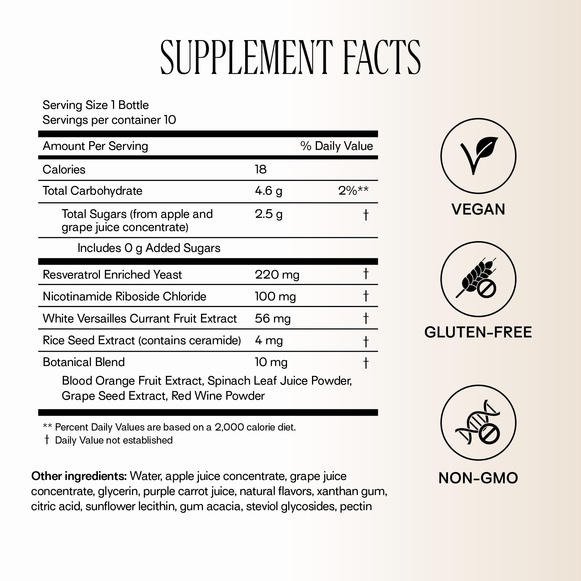 Happy Aging Liquid NAD+ Resveratrol Supplement, NMN Alternative, Liposomal Nicotinamide Riboside & Antioxidants for Energy Support, Brain Health, Firm Skin, Twice Weekly Use, 30 Shots Happy Aging Au supplements