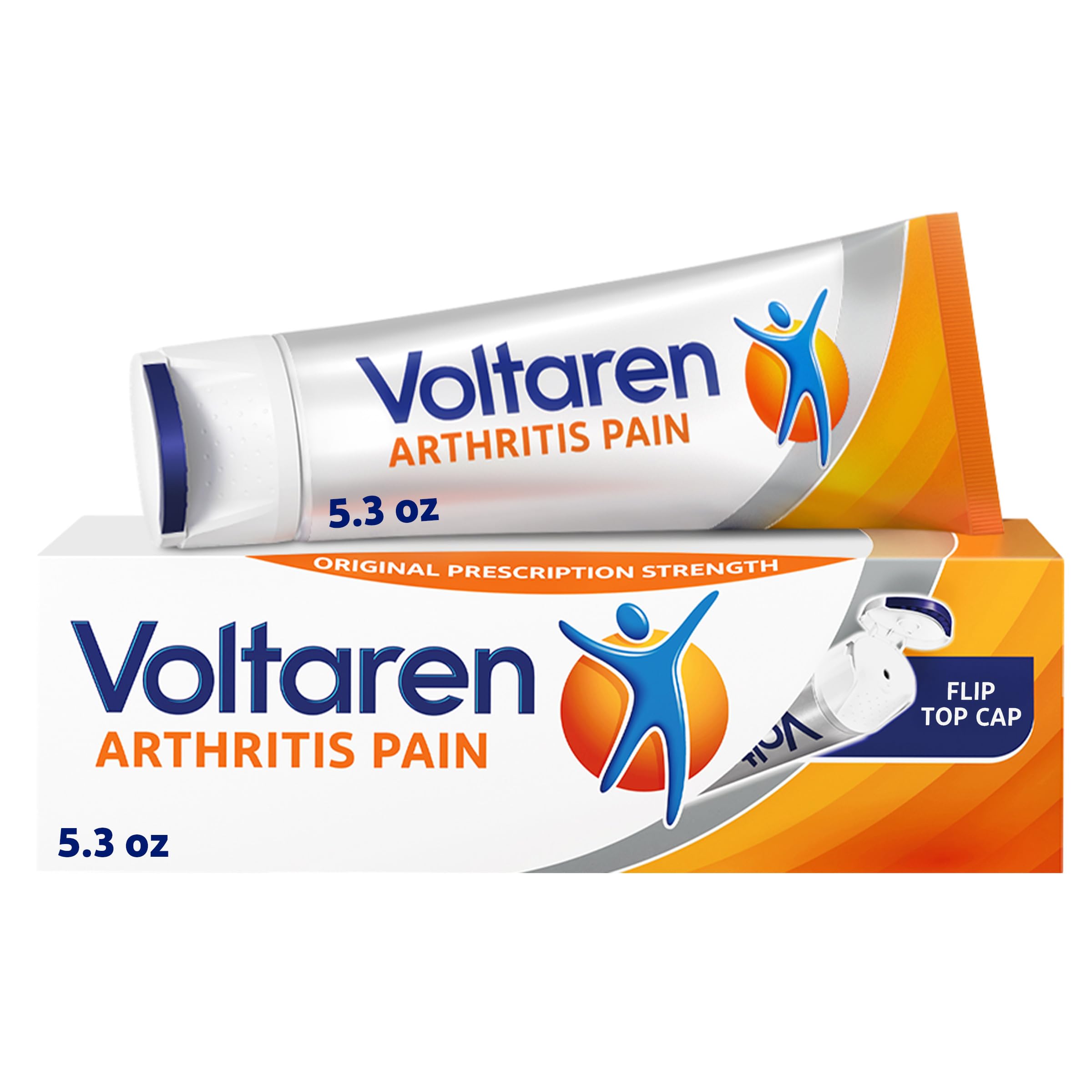 Voltaren Arthritis Pain Relief Gel, Diclofenac Sodium, 1% (NSAID), Clinically Proven Powerful Pain Reliever with Easy Open Flip Top Cap, No Prescription Needed, 5.3oz Voltaren Au supplements