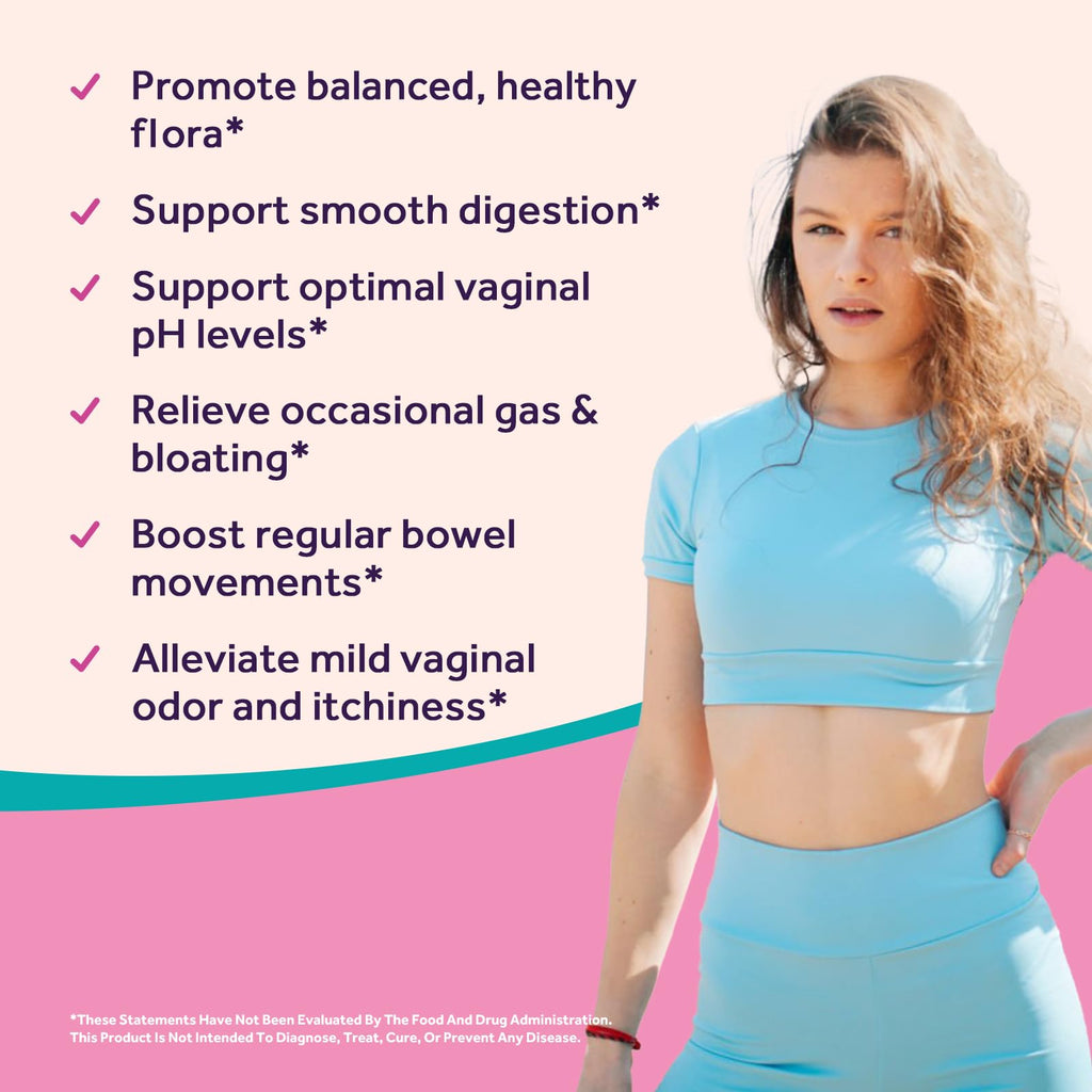 Doctor's Recipes Probiotics for Women, Organic Prebiotics and Probiotics for Digestive Health, Vaginal Health, 140 Billion CFU, 10 Strains, Shelf Stable, 60 Capsules Doctor's Recipes Au supplements
