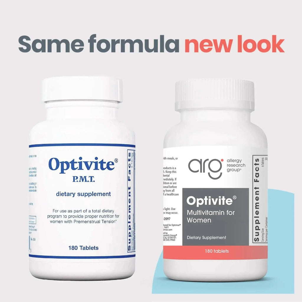 Optimox Optivite - PMS Support Supplement for Women, Period Multivitamin for Hormone Balance with Vitamin B6 & Iron, Hormone Support Vitamin - 180 Tablets Optimox Au supplements