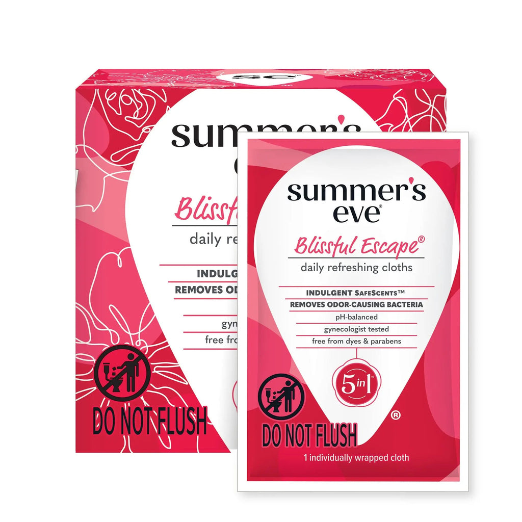 Summer's Eve Blissful Escape Daily Refreshing Feminine Wipes, Removes Summer's Eve Au supplements