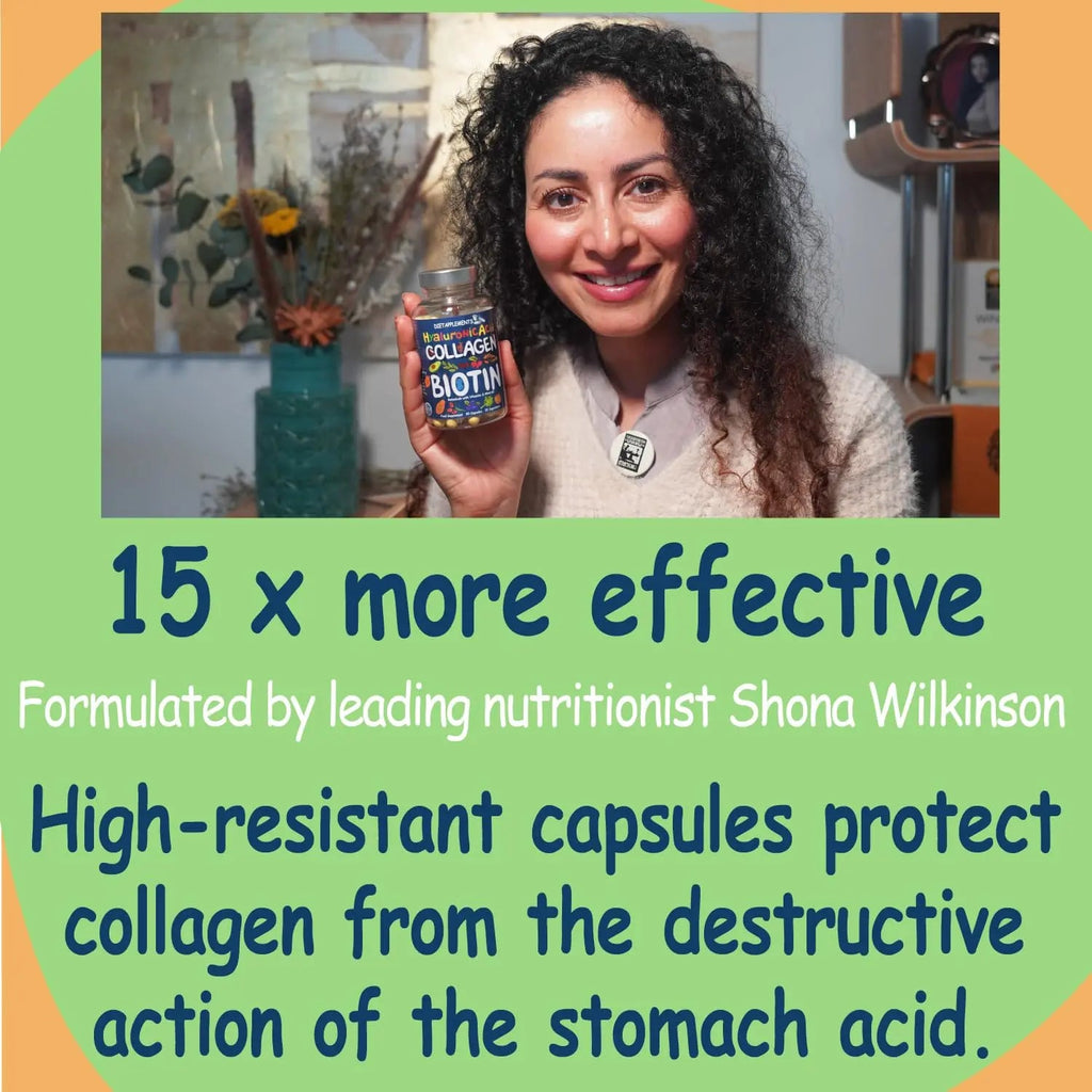 Marine Collagen Type1&3 1800mg, Biotin 10000mcg/serving, Hyaluronic Acid, Vitamins, Minerals, Botanicals Dietapplements Au supplements