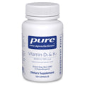 Pure Encapsulations Vitamin D3 & K2 - Bone & Vascular Health Support - Immune Function Support - Gluten Free - Non-GMO - 120 Capsules