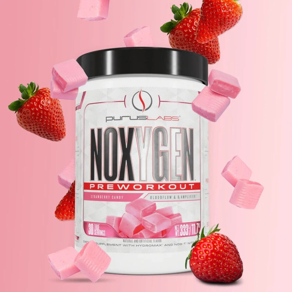 Purus Labs NOXYGEN PREWORKOUT Powder, 30 Servings (Strawberry Candy) Purus Labs Au supplements