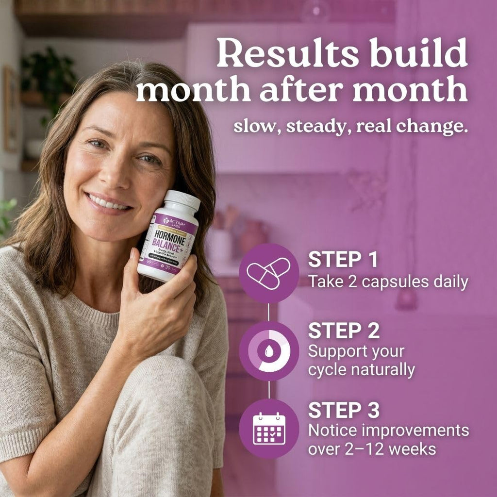 Activa Labs+ Hormone Balance for Women | Boost Energy, Mood, Libido and Focus | Supports Cycle&Menopause Comfort | Gluten, Soy&Lactose Free | 30 Day Supply Activa Labs Au supplements