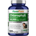 NusaPure Chlorophyll 200:1 Extract, 150 mg Equivalent to 30,000 mg per Capsule 120 Vegetarian Caps (Non-GMO, Vegan) NusaPure Au supplements