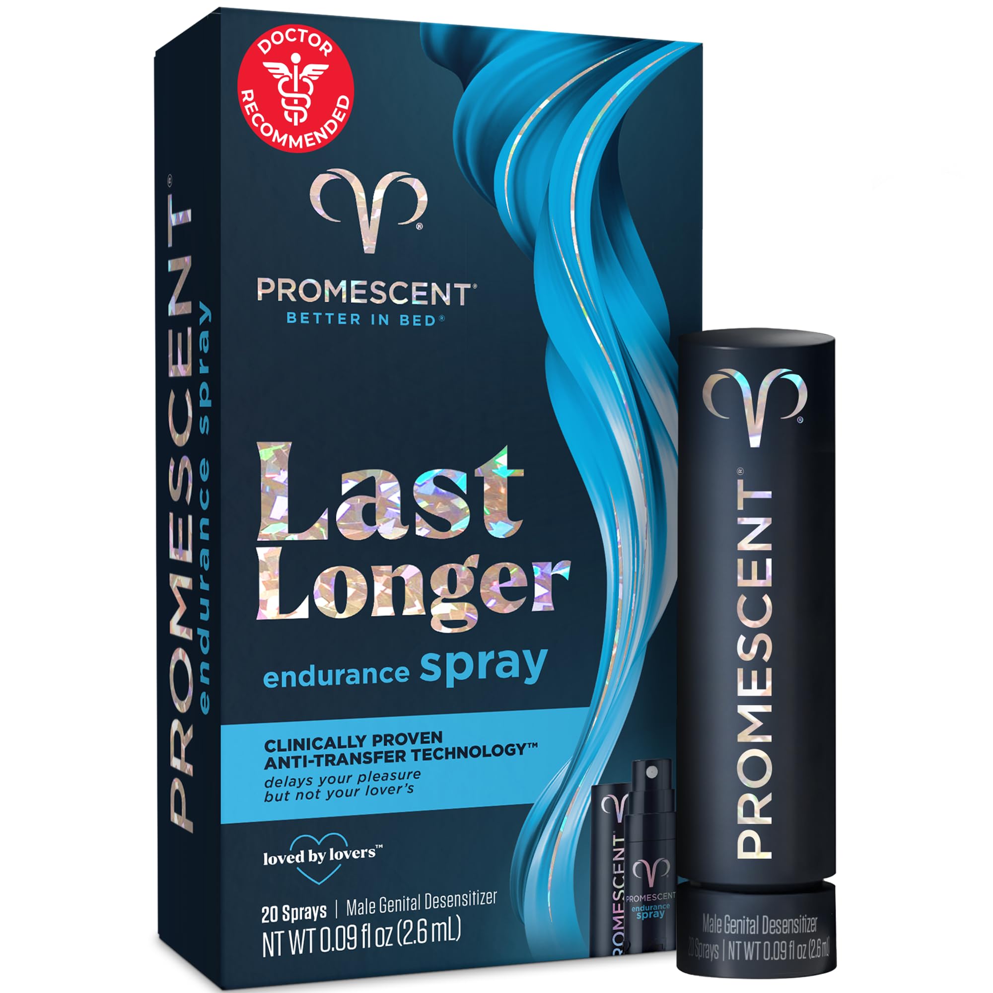 Promescent Desensitizing Delay Spray for Men Clinically Proven to Help You Last Longer in Bed - Better Maximized Sensation + Prolong Climax for Him, 2.6 ml Promescent Au supplements