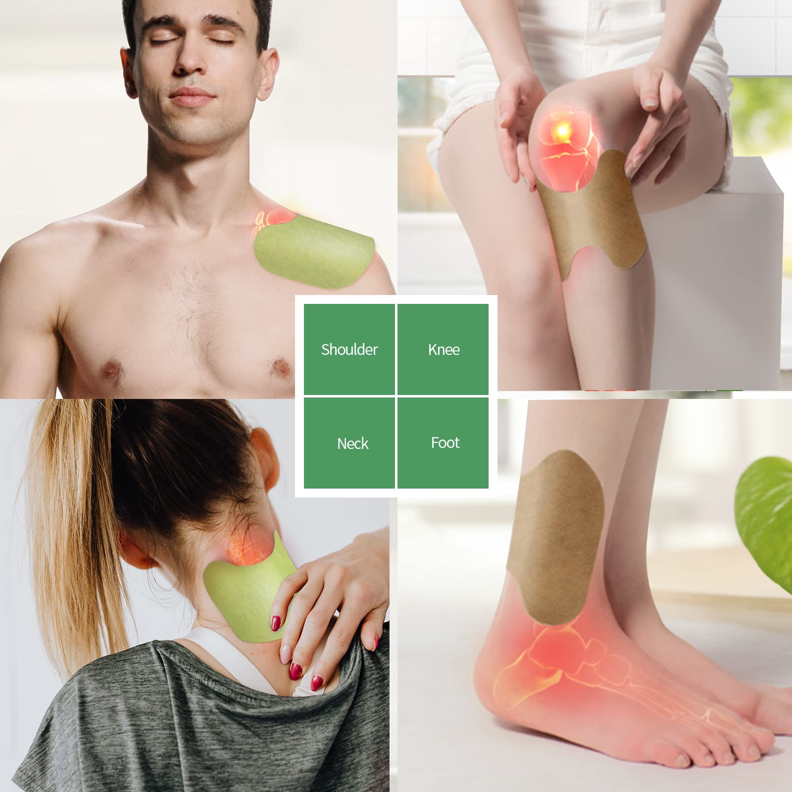 Maengve Herbal Knee Patch – 48 Pcs Self-Heating Pads for Joint Ease & Muscle Relaxation – 12-Hour Heat Pad for Knee Relief, Pain Support & Comfort Maengve Au supplements
