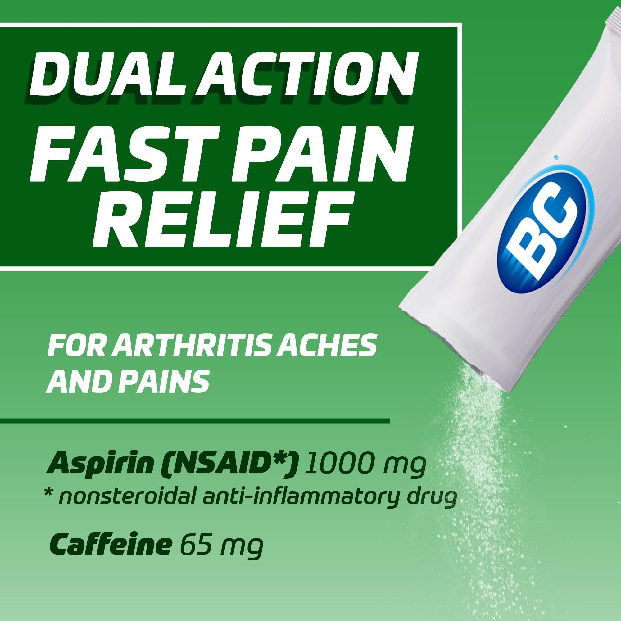 BC Pain Relief Powder, Arthritis Pain, 24 ct (Pack of 1) BC Au supplements