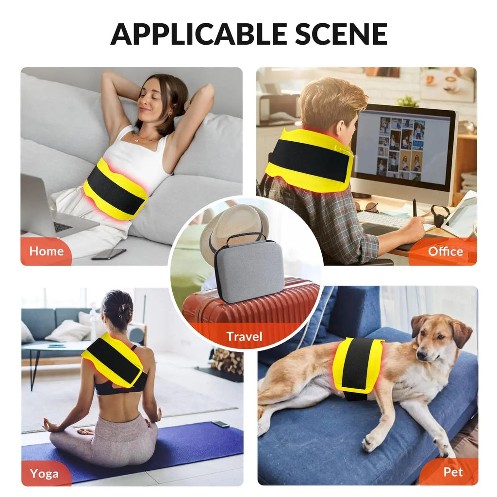 Fimem Red Light Therapy Belt 660nm 850nm 940nm, Red Light Therapy Device for Back, Infrared Light Therapy Fimem Au supplements