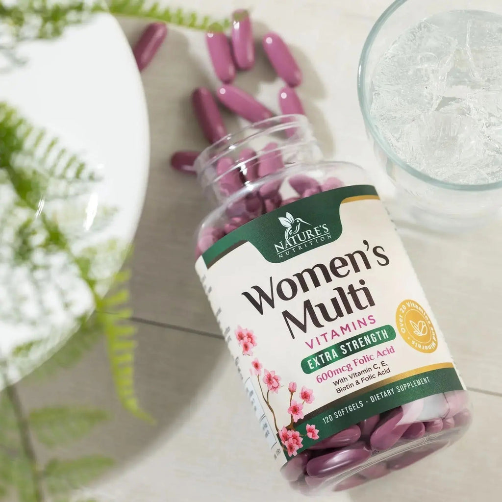 Multivitamin for Women - Complete Daily Womens Multivitamins with Calcium, Folic Acid, Vitamin A, C, D, E, & B Vitamins Nature's Nutrition Au supplements