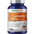 NusaPure L-Tryptophan - Suitable for Vegetarian/Vegan, Non - GMO - 1500mg 200 Capsules NusaPure Au supplements