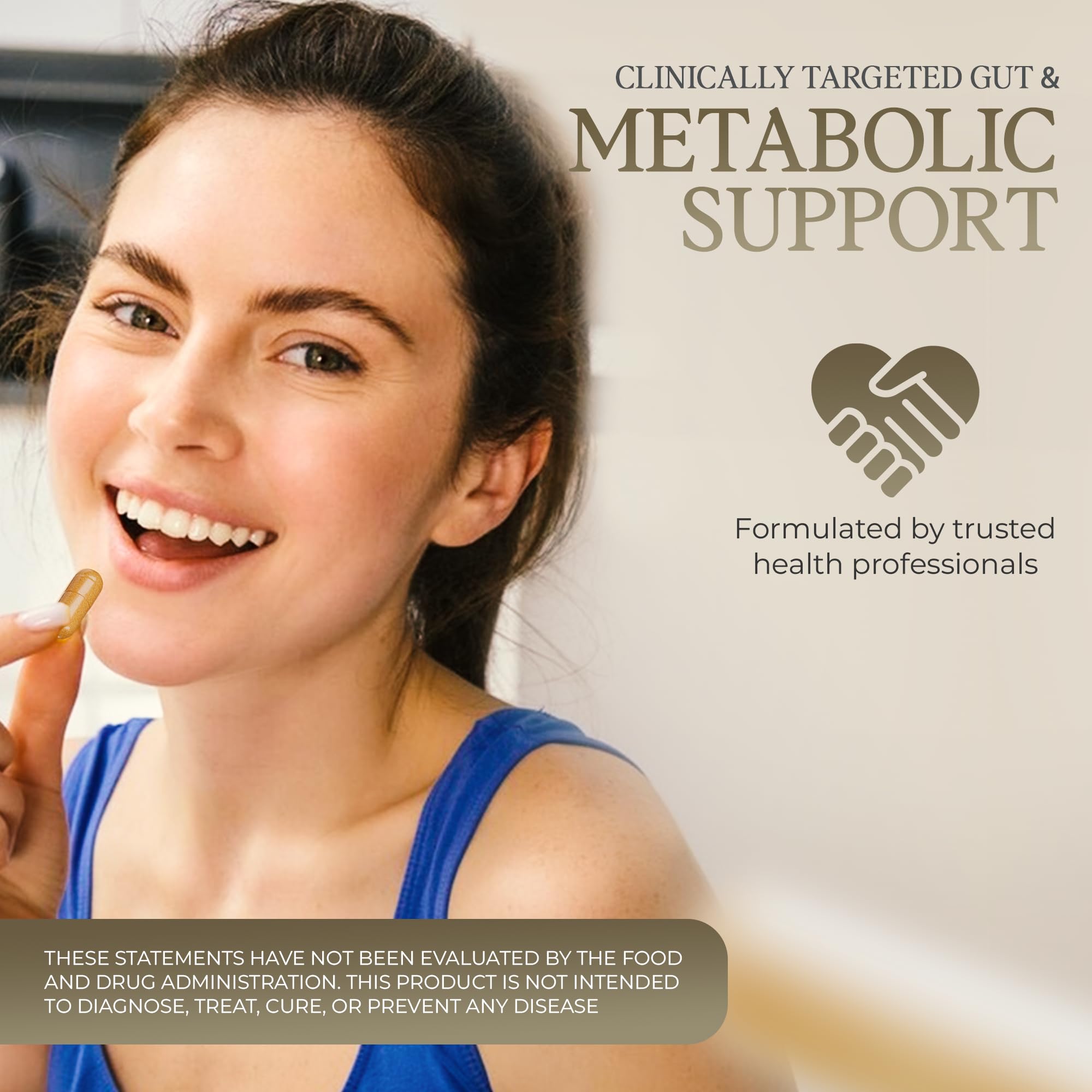 SORELLE SHOPPE Akkermansia Muciniphila Probiotic + Saffron + B Complex | Core Gut Health & Daily Wellness | Mood & Metabolism Support
