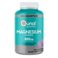 Qunol Magnesium Gummies for Adults, 200mg Elemental Magnesium (from 1,750mg Magnesium Citrate), High Absorption Magnesium Supplement, Supports Nerve,