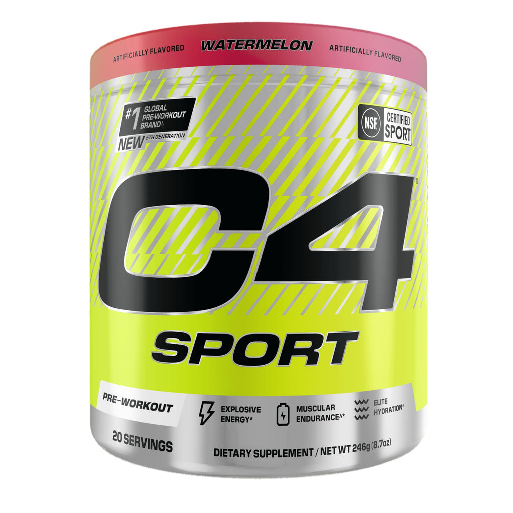 Cellucor C4 Sport Pre Workout Powder - NSF Certified for Sport - Elite Hydration - 200mg Caffeine + Creatine + Beta-Alanine