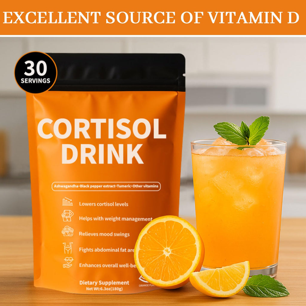 Rulinal Cortisol Drink Powder | Cortisol Supplements for Women | Ashwagandha, L-Theanine, Turmeric Root, Black Pepper Extract for Relax & Focus, Healthy Cortisol Levels, Mental Clarity, Vegan, 6.3oz Rulinal Au supplements