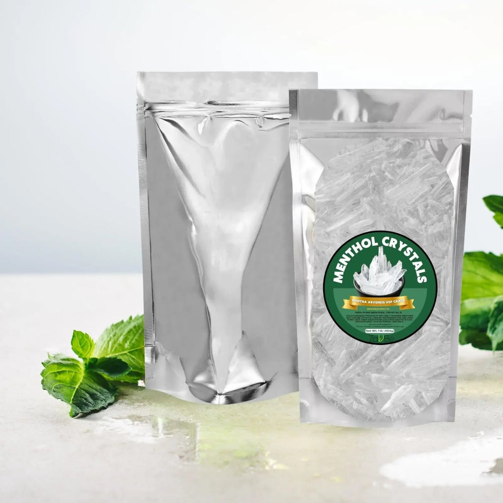 ZAVBE 1LB Menthol Crystal Mentha Arvensis Pure Natural in Resealable Bag USP Food Grade ZAVBE Au supplements